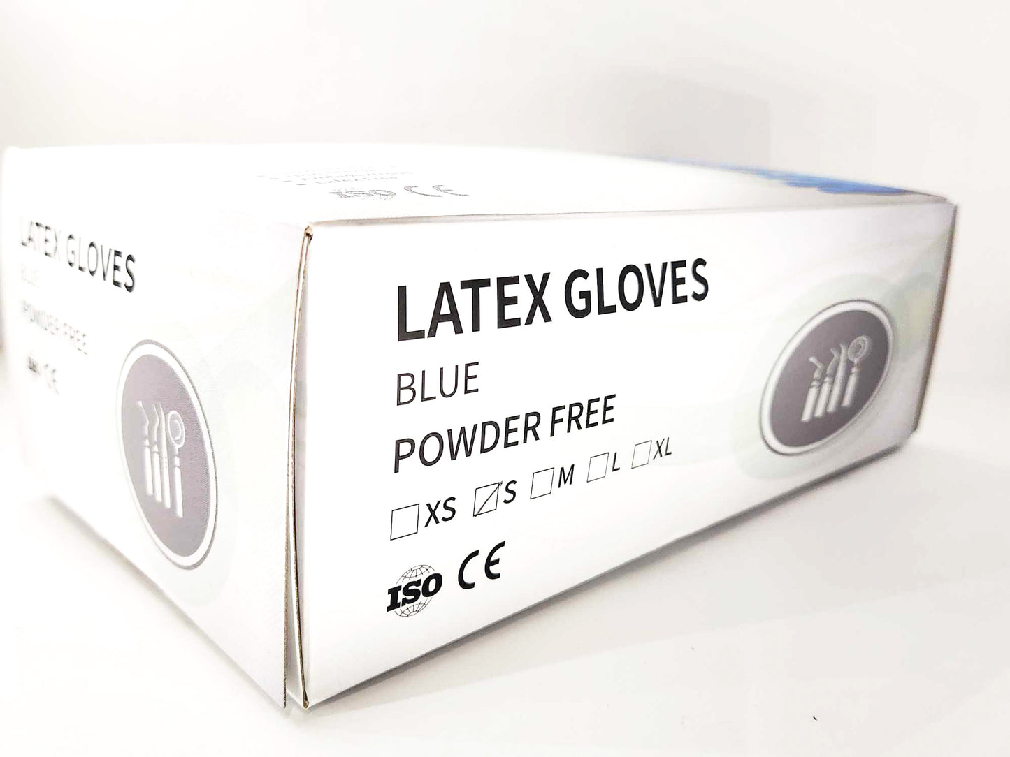 Ally-Precision Surgical Blue Latex Gloves
