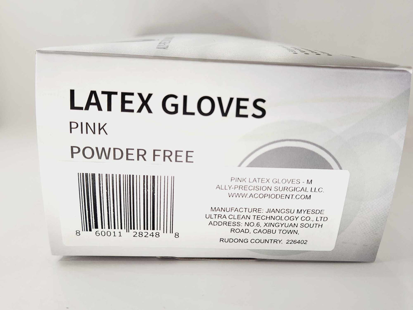 Pink Latex Gloves Ally-Precision Surgical