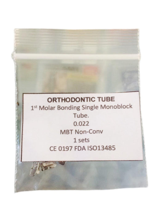 1st molar monoblack tubes .022
