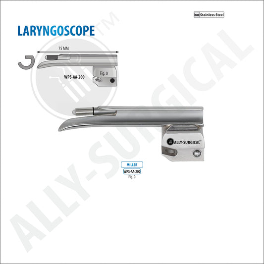 Laringoscopio MILLER , Fig 0