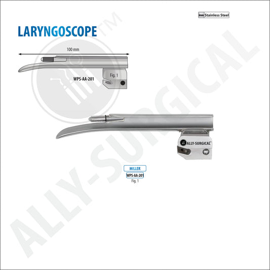 MILLER laryngoscope, Fig 1