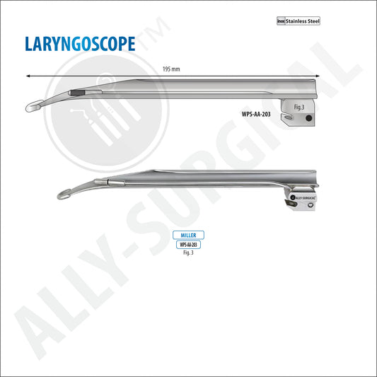 MILLER laryngoscope, Fig 3