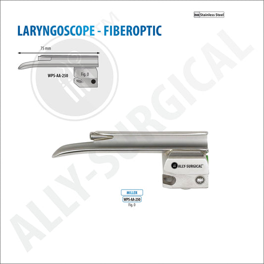 Laringoscopio MILLER de Fibra Óptica , Fig 0
