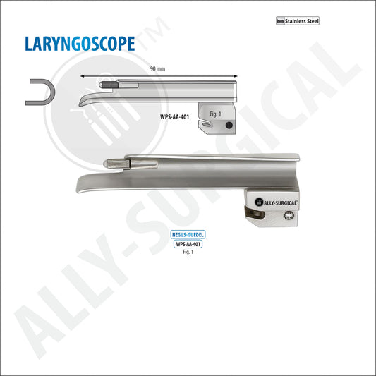 Laringoscopio NEGUS - GUEDEL , Fig 1