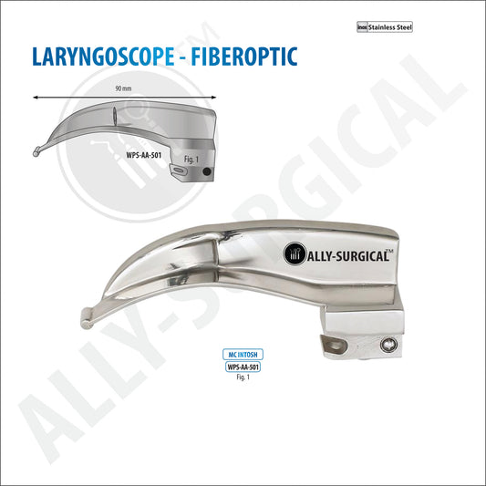 Laringoscopio MC INTOSH de fibra óptica , Fig 1