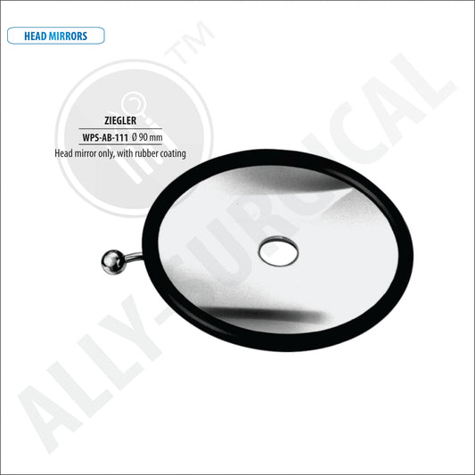 Ziegler head mirror only with rubber coating