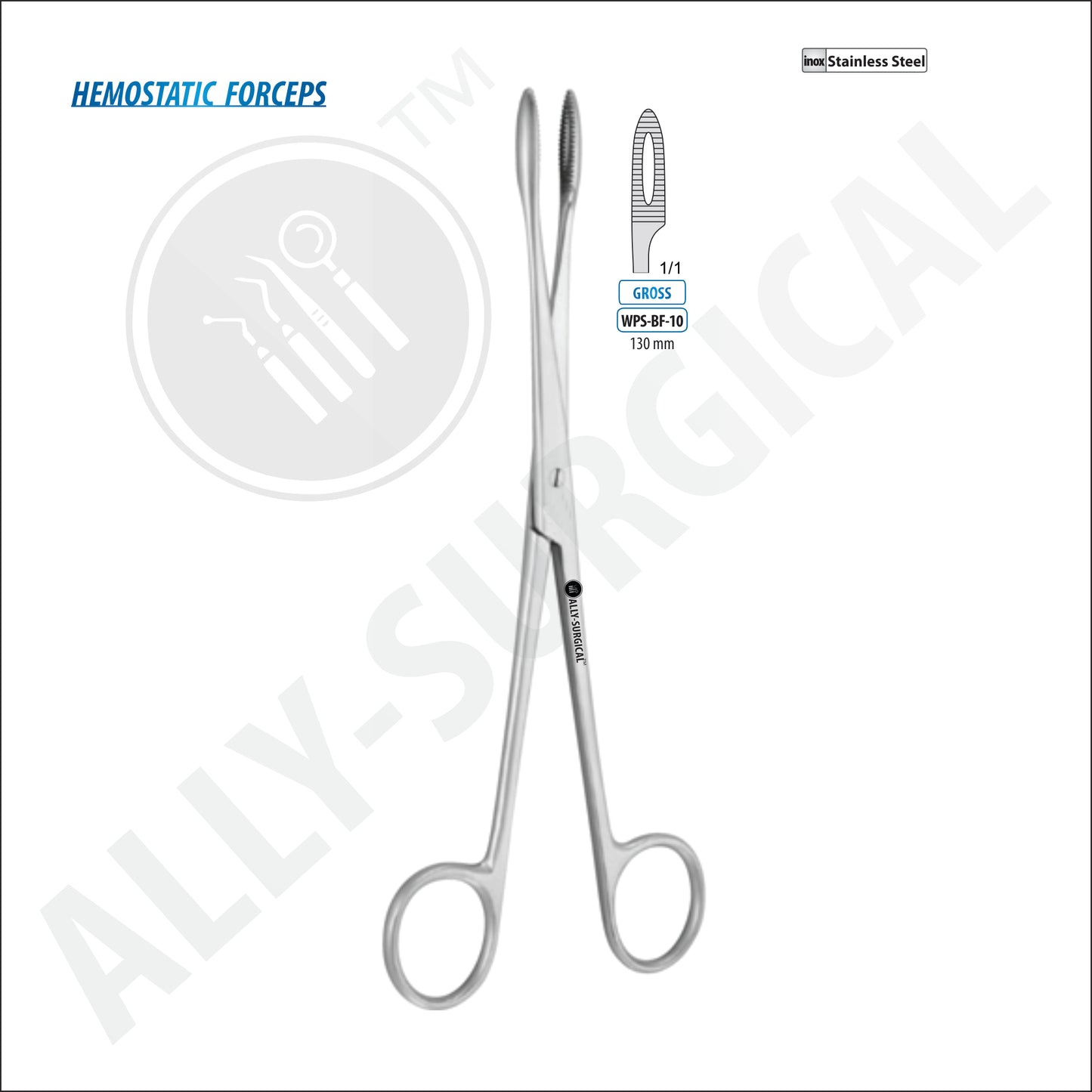 GROSS FORCEPS, 130 MM