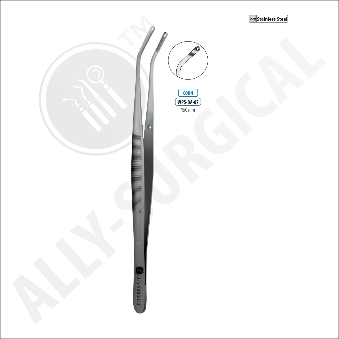 FORCEPS  SUTURA EN ÁNGULO 150MM