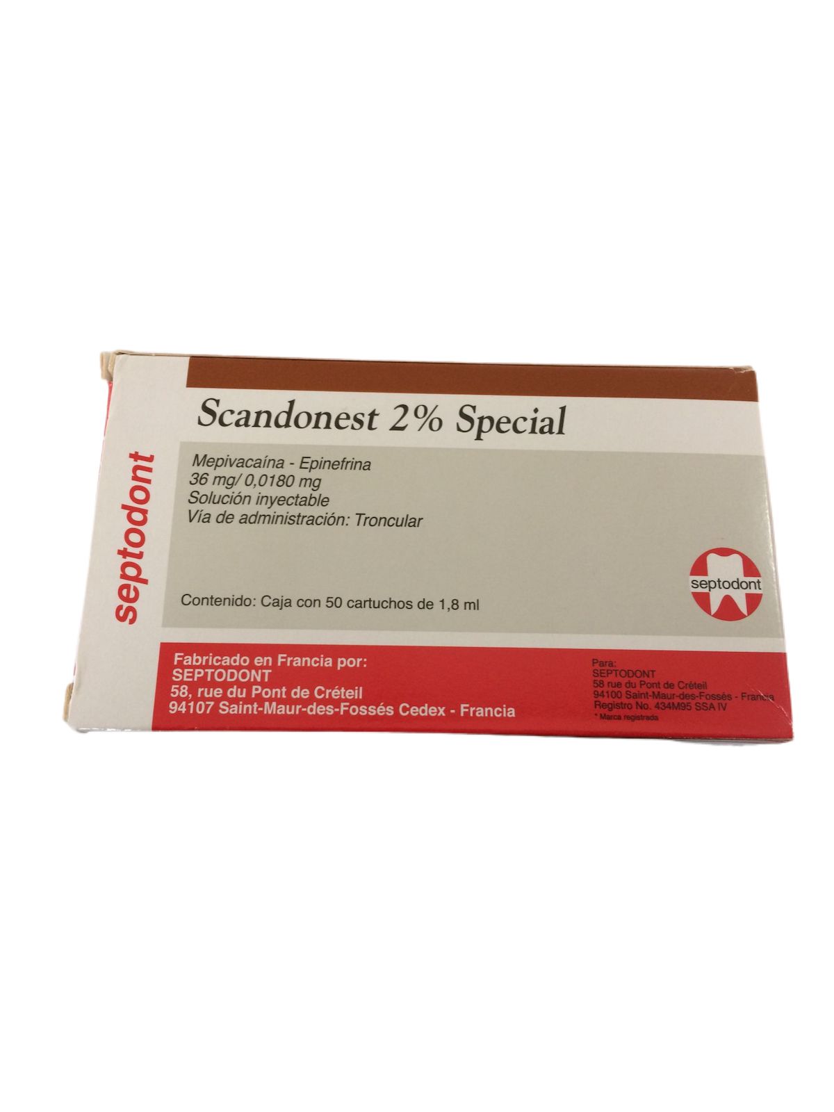 Anestesia Scandonest 2% Special